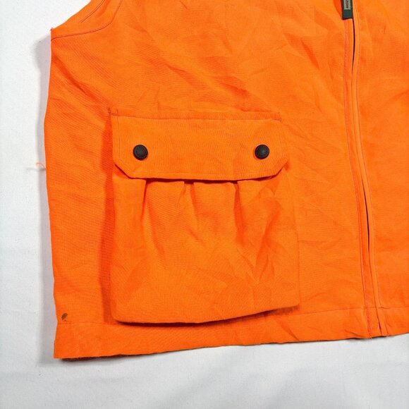 Remington Blaze Safety Orange Hunting Shooting Vest w/ Rear Game Pocket Mens L - Picture 4 of 8